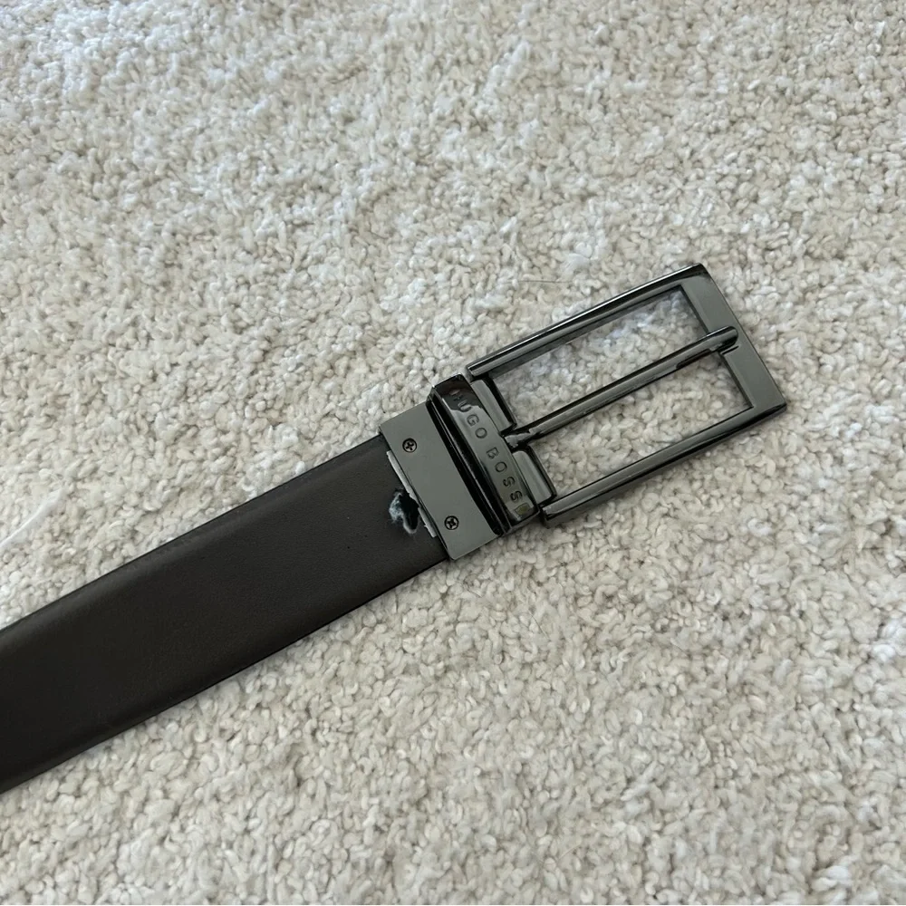 Mens Hugo Boss Reversible Leather Belt